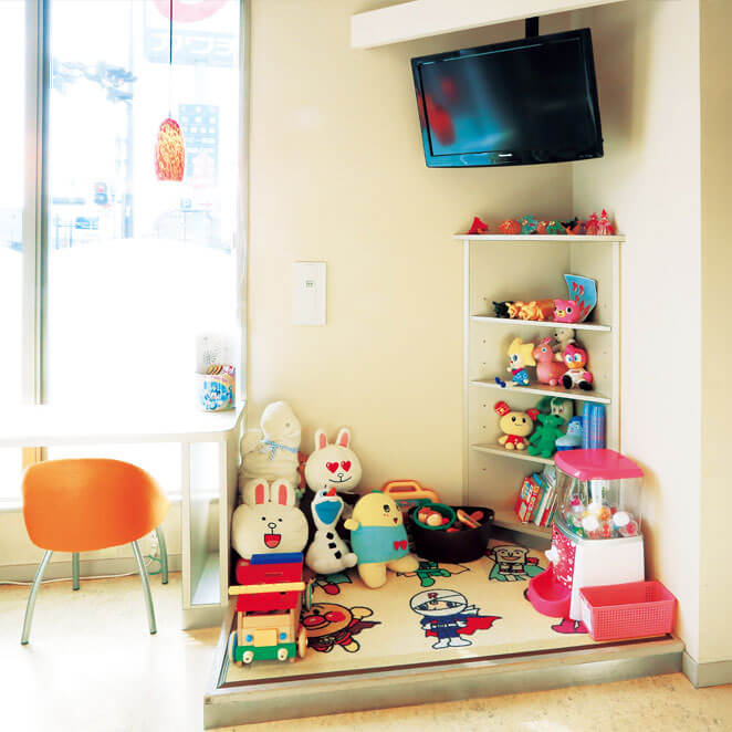 キッズエリア完備